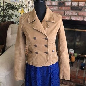 Levi’s Jeans Corduroy Double Breasted Jacket (Tan)